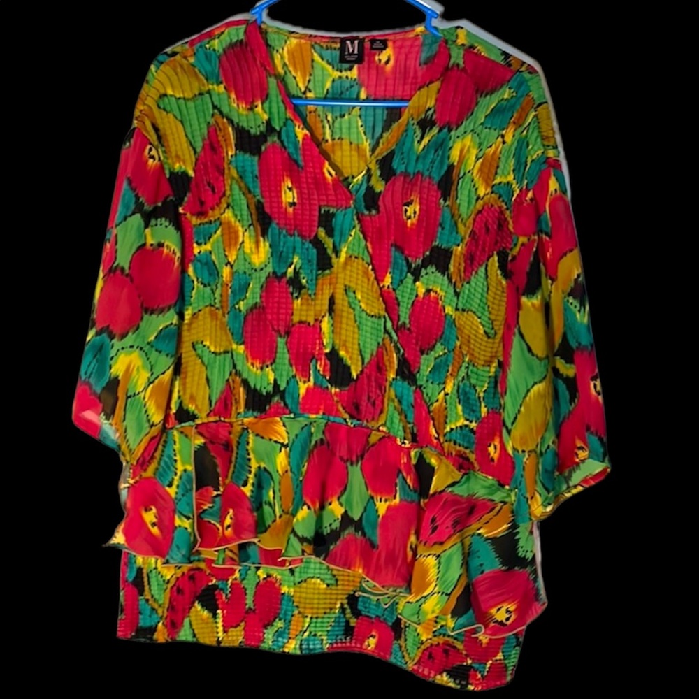 Milano Woman 1x floral blouse